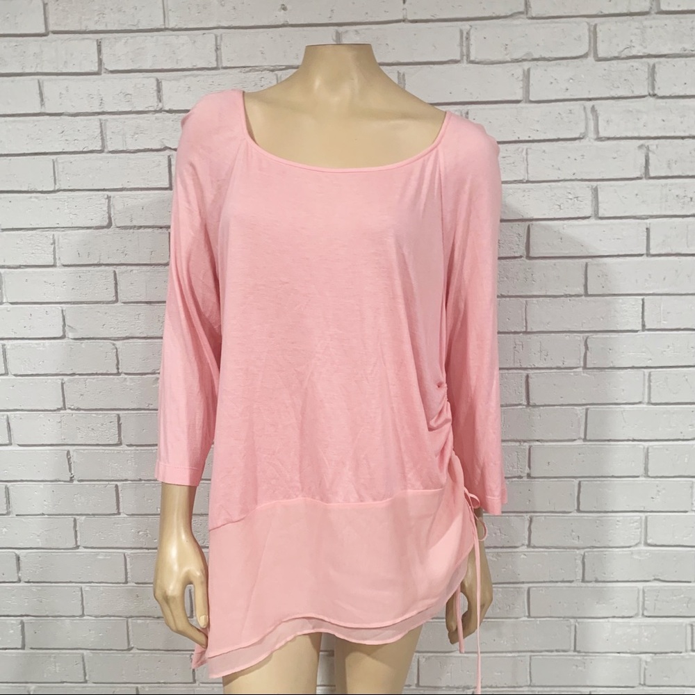 St. John’s Women’s Pink Asymmetrical Top